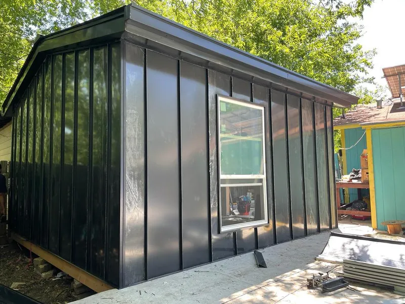 Black standing seam metal wall panels for Roof Inspection in Westchester